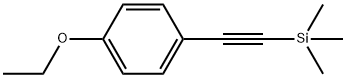 Silane, [(4-ethoxyphenyl)ethynyl]trimethyl- (9CI) Structure