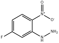 5-FLUORO-2-NITRO-PHENYL-HYDRAZINE Struktur