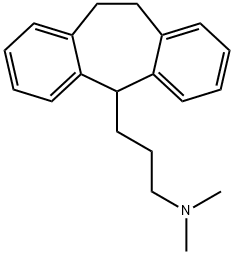 5-[3-(Dimethylamino)propyl]-10,11-dihydro-5H-dibenzo[a,d]cycloheptene Struktur