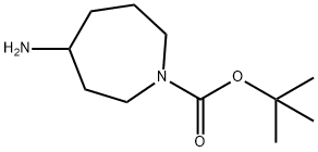 4-アミノアゼパン-1-カルボン酸TERT-ブチル 化学構造式
