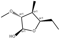 2-Furanol,5-ethyltetrahydro-3-methoxy-4-methyl-,(2alpha,3beta,4alpha,5alpha)-(9CI) Struktur