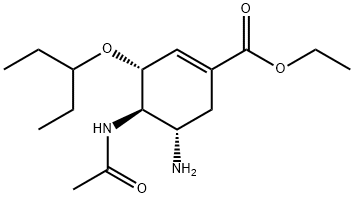 奥司他韦磷酸盐,196618-13-0,结构式