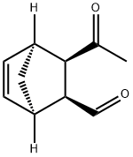 Bicyclo[2.2.1]hept-5-ene-2-carboxaldehyde, 3-acetyl-, [1R-(endo,endo)]- (9CI) Struktur
