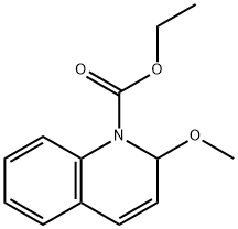 2-Methoxy-1(2H)-quinolinecarboxylic acid ethyl ester Struktur