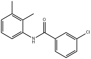 3-氯-N-(2,3-二甲基苯基)苯甲酰胺 结构式