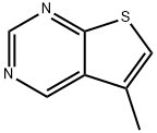 Thieno[2,3-d]pyrimidine, 5-methyl- (8CI,9CI),19673-87-1,结构式