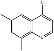 4-クロロ-6,8-ジメチルキノリン 化学構造式