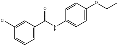3-chloro-N-(4-ethoxyphenyl)benzamide Structure