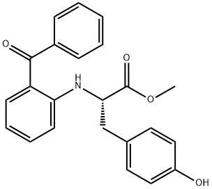 메틸N-(2-벤조일페닐)-L-티로시네이트