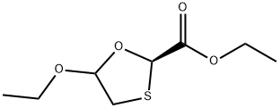 1,3-Oxathiolane-2-carboxylicacid,5-ethoxy-,ethylester,(2R)-(9CI) 化学構造式