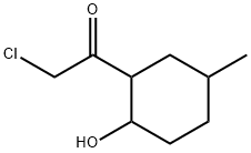 Ethanone, 2-chloro-1-(2-hydroxy-5-methylcyclohexyl)- (9CI) Structure