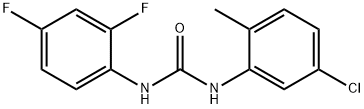 1-(5-CHLORO-2-METHYLPHENYL)-3-(2,4-DIFLUOROPHENYL)UREA 结构式