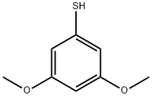 3,4-ジメトキシチオフェノール 化学構造式