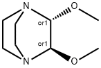 1,4-Diazabicyclo[2.2.2]octane,2,3-dimethoxy-,trans-(9CI) Structure