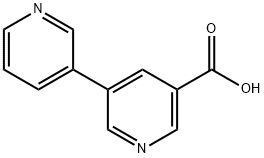 3,3'-联吡啶]-5-羧酸,1970-81-6,结构式