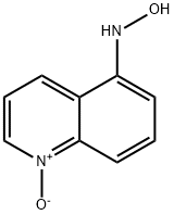 5-(Hydroxyamino)quinoline 1-oxide 化学構造式