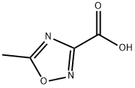 5-メチル-1,2,4-オキサジアゾール-3-カルボン酸 化学構造式