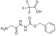 (CBZ-肼基)-甘胺酰 三氟乙酸盐, 19704-03-1, 结构式