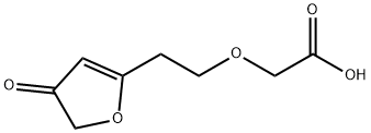 [2-(4,5-Dihydro-4-oxofuran-2-yl)ethoxy]acetic acid Structure