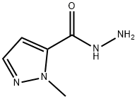 1H-Pyrazole-5-carboxylicacid,1-methyl-,hydrazide(9CI) Struktur