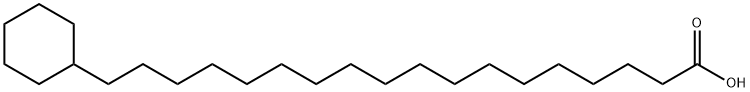 18-CYCLOHEXYLOCTADECANOIC ACID, 19708-98-6, 结构式