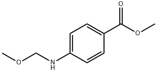 Benzoic acid, 4-[(methoxymethyl)amino]-, methyl ester (9CI) Structure