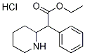 2-Piperidineacetic acid, α-phenyl-, ethyl ester, hydrochloride (1:1) Structure