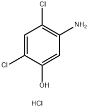 5-AMINO-2,4-DICHLORO-PHENOL HCL 化学構造式