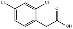 2,4-ジクロロフェニル酢酸 化学構造式