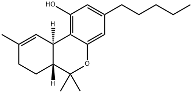 DELTA9-TETRAHYDROCANNABINOL Struktur