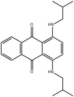 1,4-bis[(2-methylpropyl)amino]anthraquinone,19720-45-7,结构式