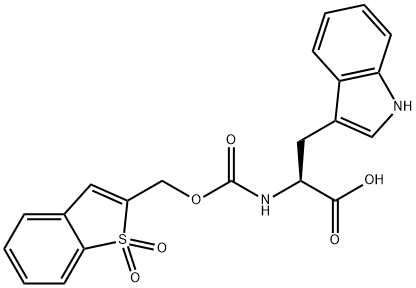 N-BSMOC-L-TRYPTOPHAN 化学構造式