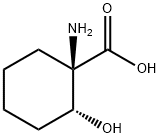 Cyclohexanecarboxylic acid, 1-amino-2-hydroxy-, (1R,2R)- (9CI),197247-92-0,结构式