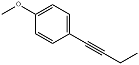 Benzene, 1-(1-butynyl)-4-methoxy- (9CI) 结构式