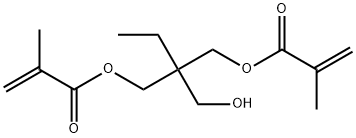 2-ethyl-2-(hydroxymethyl)-1,3-propanediyl bismethacrylate,19727-16-3,结构式