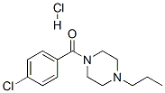 (4-chlorophenyl)-(4-propylpiperazin-1-yl)methanone hydrochloride,19729-90-9,结构式