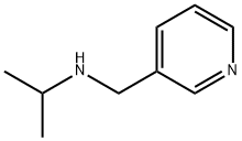 N-(ピリジン-3-イルメチル)プロパン-2-アミン 化学構造式