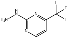 2-Hydrazino-4-(trifluoromethyl)pyrimidine Struktur