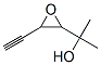Oxiranemethanol, 3-ethynyl-alpha,alpha-dimethyl- (9CI) Struktur