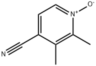 4-Pyridinecarbonitrile,2,3-dimethyl-,1-oxide(9CI) 结构式