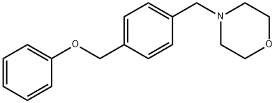 4-[p-(Phenoxymethyl)benzyl]morpholine 结构式