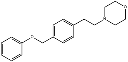 4-[p-(Phenoxymethyl)phenethyl]morpholine,19733-86-9,结构式