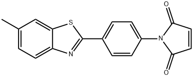 1-[4-(6-METHYL-BENZOTHIAZOL-2-YL)-PHENYL]-PYRROLE-2,5-DIONE Struktur