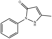 1,2-Dihydro-5-methyl-2-phenyl-3H-pyrazol-3-one Struktur