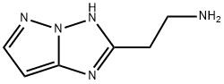 3H-Pyrazolo[1,5-b][1,2,4]triazole-2-ethanamine 结构式