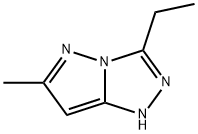 1H-Pyrazolo[5,1-c]-1,2,4-triazole,  3-ethyl-6-methyl- 结构式