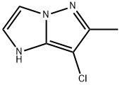 1H-Imidazo[1,2-b]pyrazole,  7-chloro-6-methyl- 化学構造式