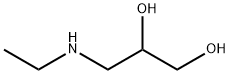 3-エチルアミノ-1,2-プロパンジオール 化学構造式