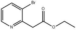 3-溴-2-吡啶乙酸乙酯, 197376-41-3, 结构式