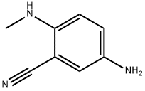 Benzonitrile, 5-amino-2-(methylamino)- (9CI) Struktur